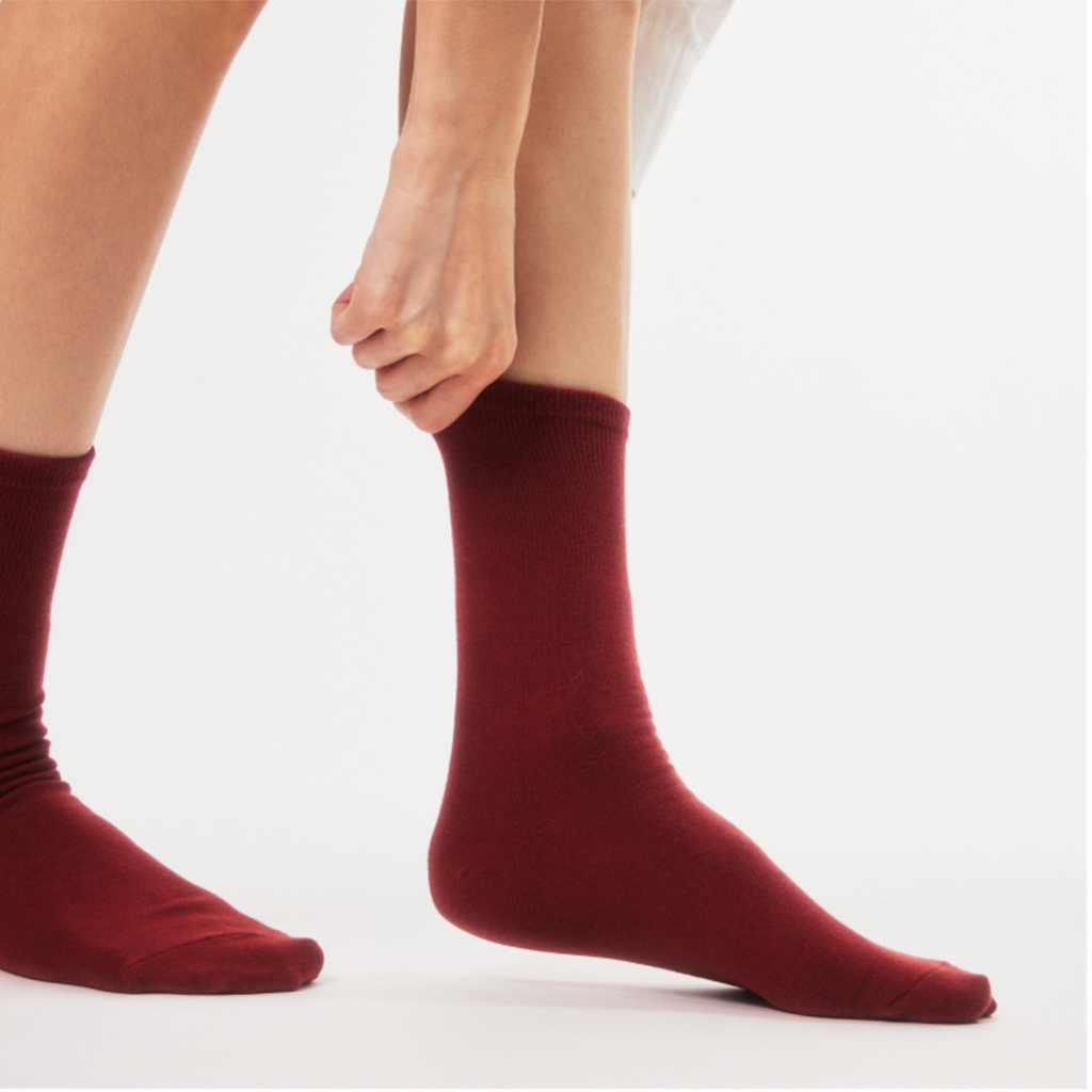 Socks-Autumn Red