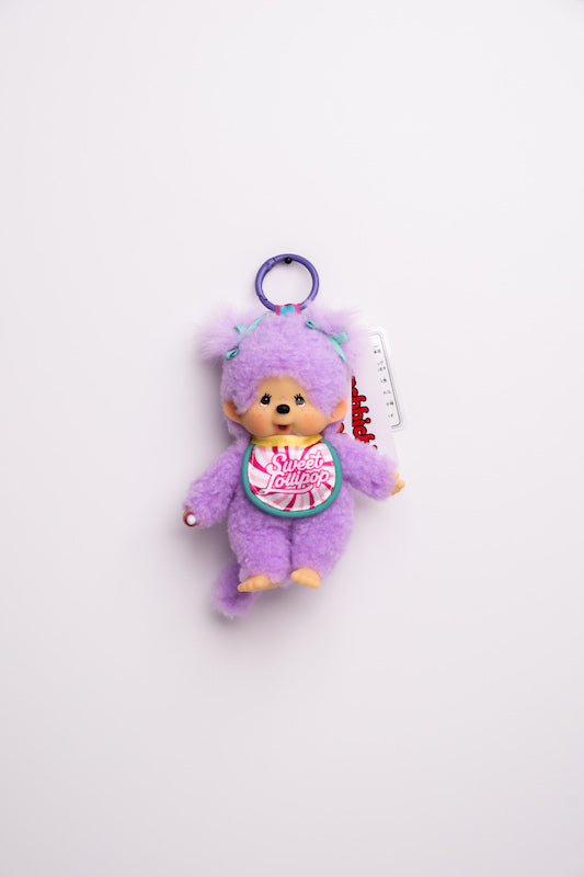 Monchhichi Sweet Lollipop Keychain (Lavender)