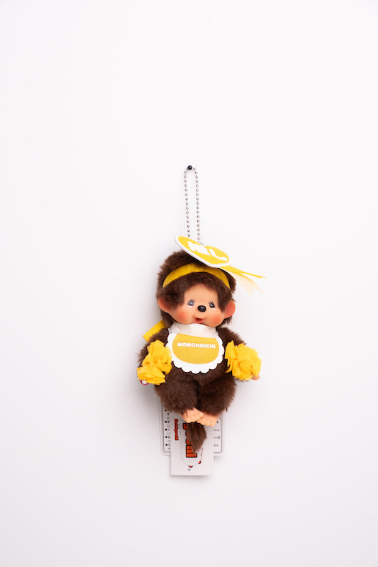 Monchhichi Cheerleader Keychain – Yellow