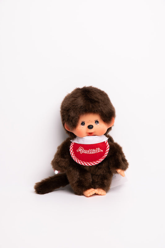 Monchhichi Doll – Classic Red Bib